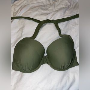 Aerie green bathing suit bikini top size 32DDD
